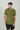 Camisa Polo Rich Tricô Texturizada Sem Botão - Linha Rich - Verde Militar