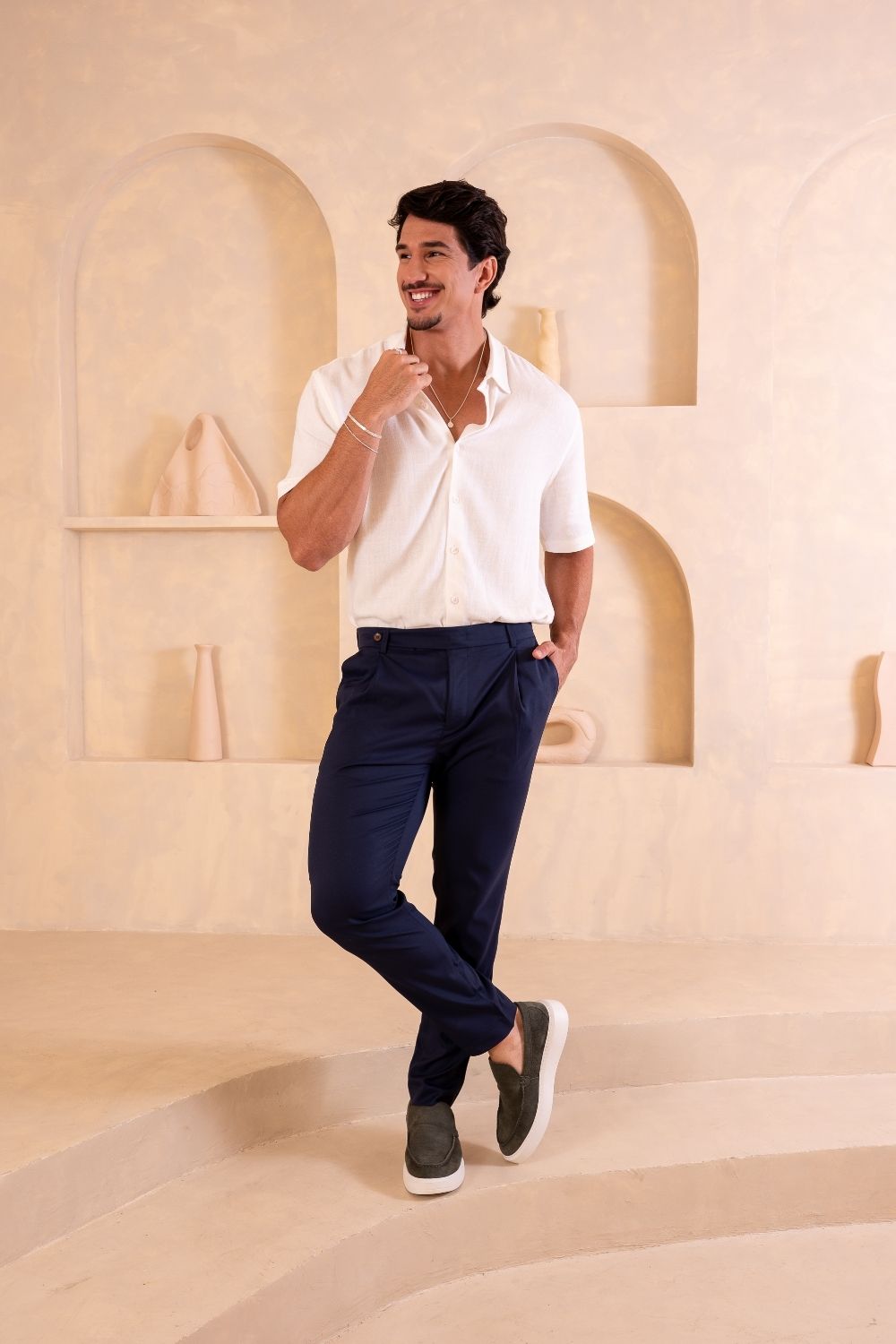 Loafer Portofino Camurça - Linha Resort - Verde Musgo