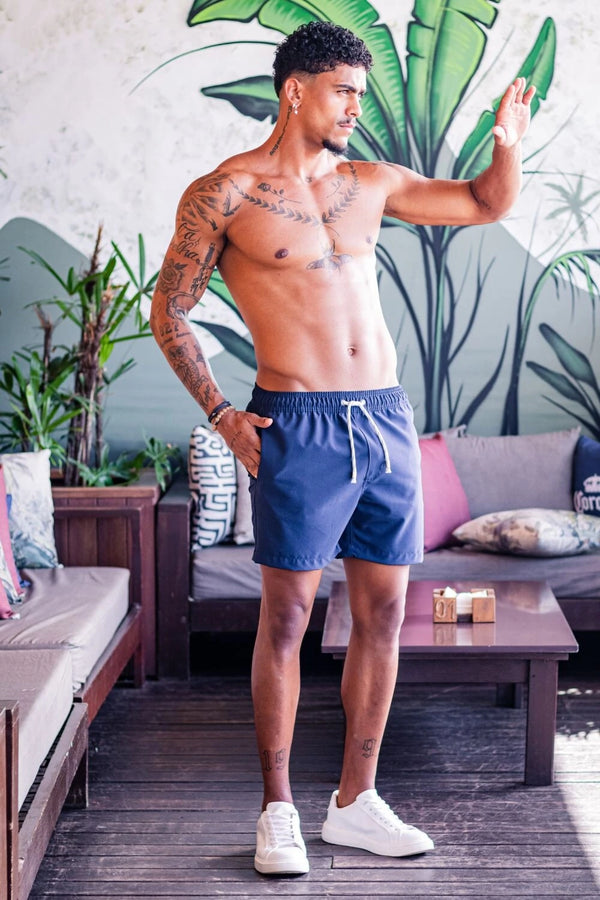 Short Sport Tecido Tecnológico - Linha Urban - Azul
