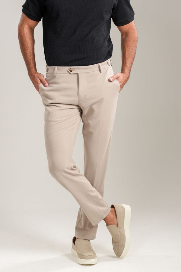 Calça Roman Confort Tec - Linha Rich - Caqui