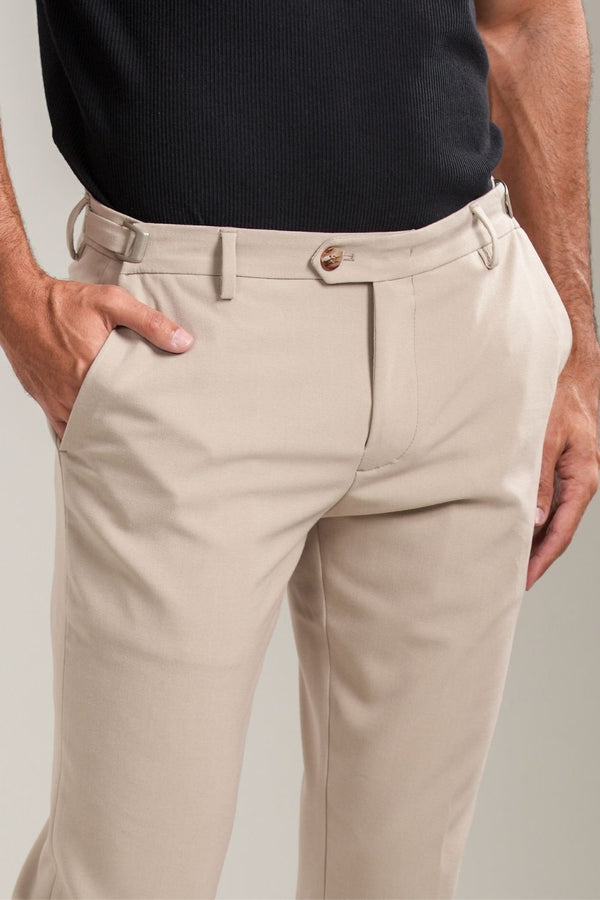Calça Roman Confort Tec - Linha Rich - Caqui
