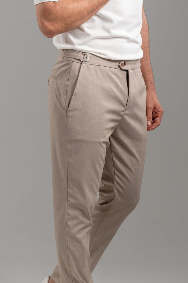 Calça Window Khaki Xadrez – Linha Rich
