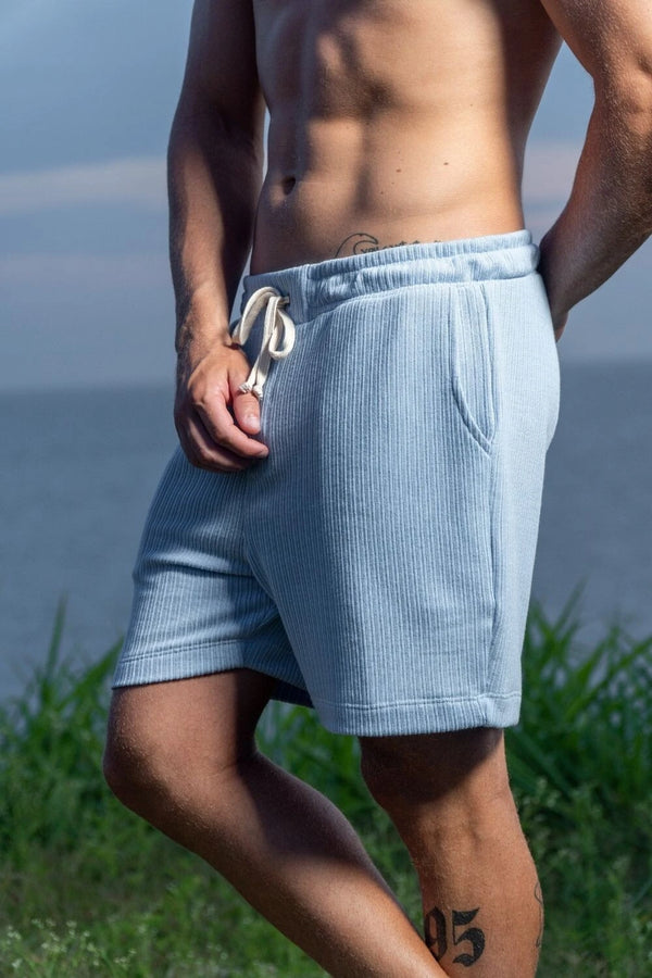 Short Tricô - Linha Urban - Azul Claro