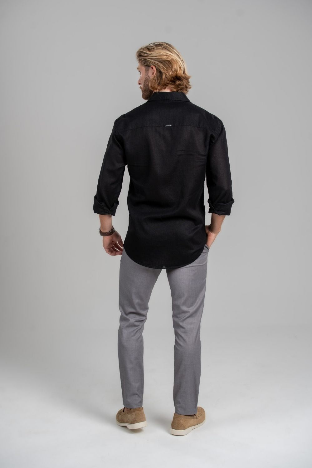 Camisa Portofino Preta – Linha Resort