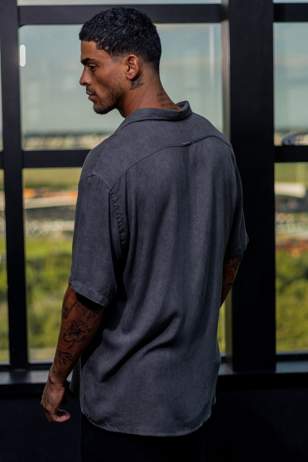 Camisa Easy Vibe Vintage Preta - Linha Urban