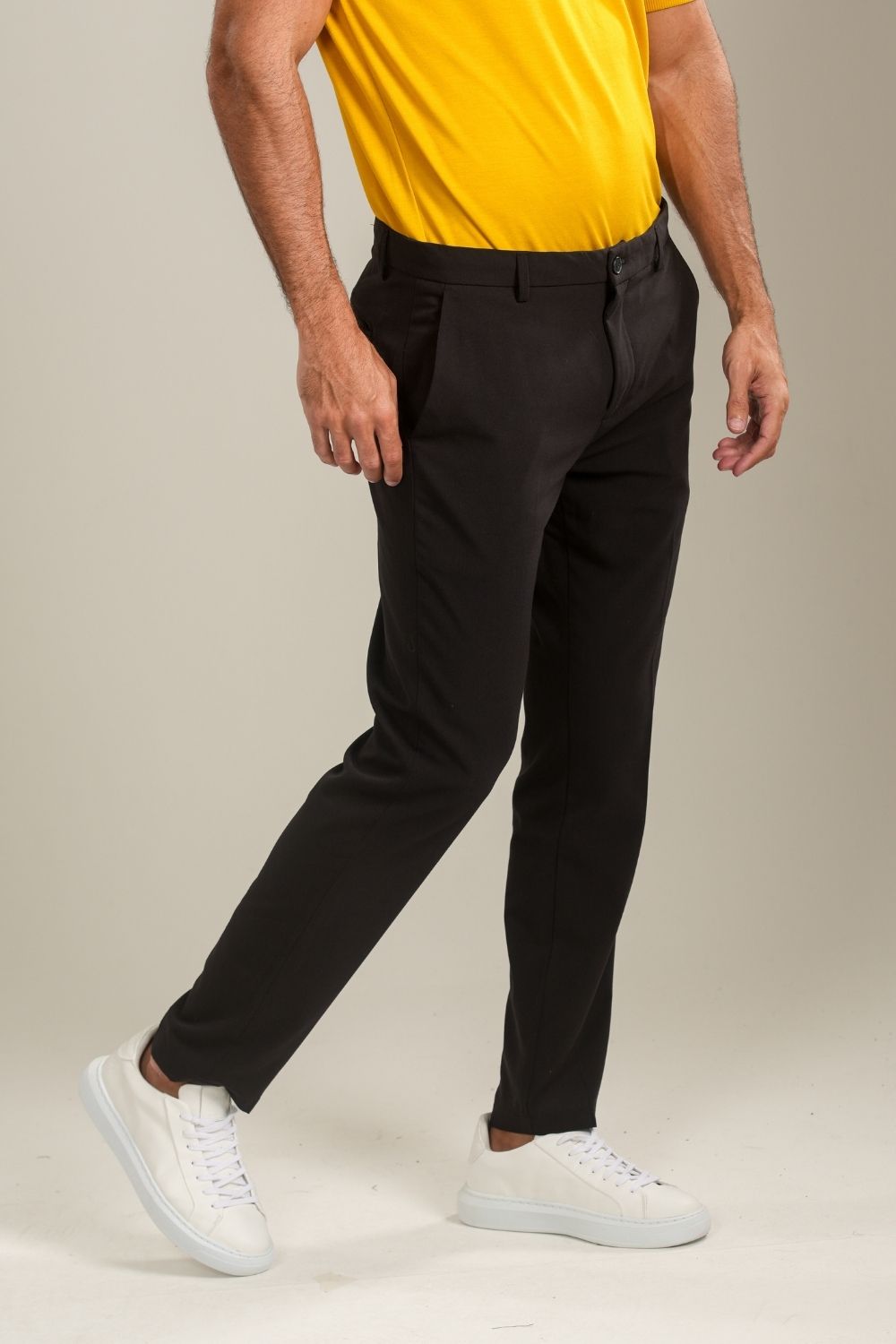 Calça Seville Confort Tec Alfaitaria Preta - Linha Resort