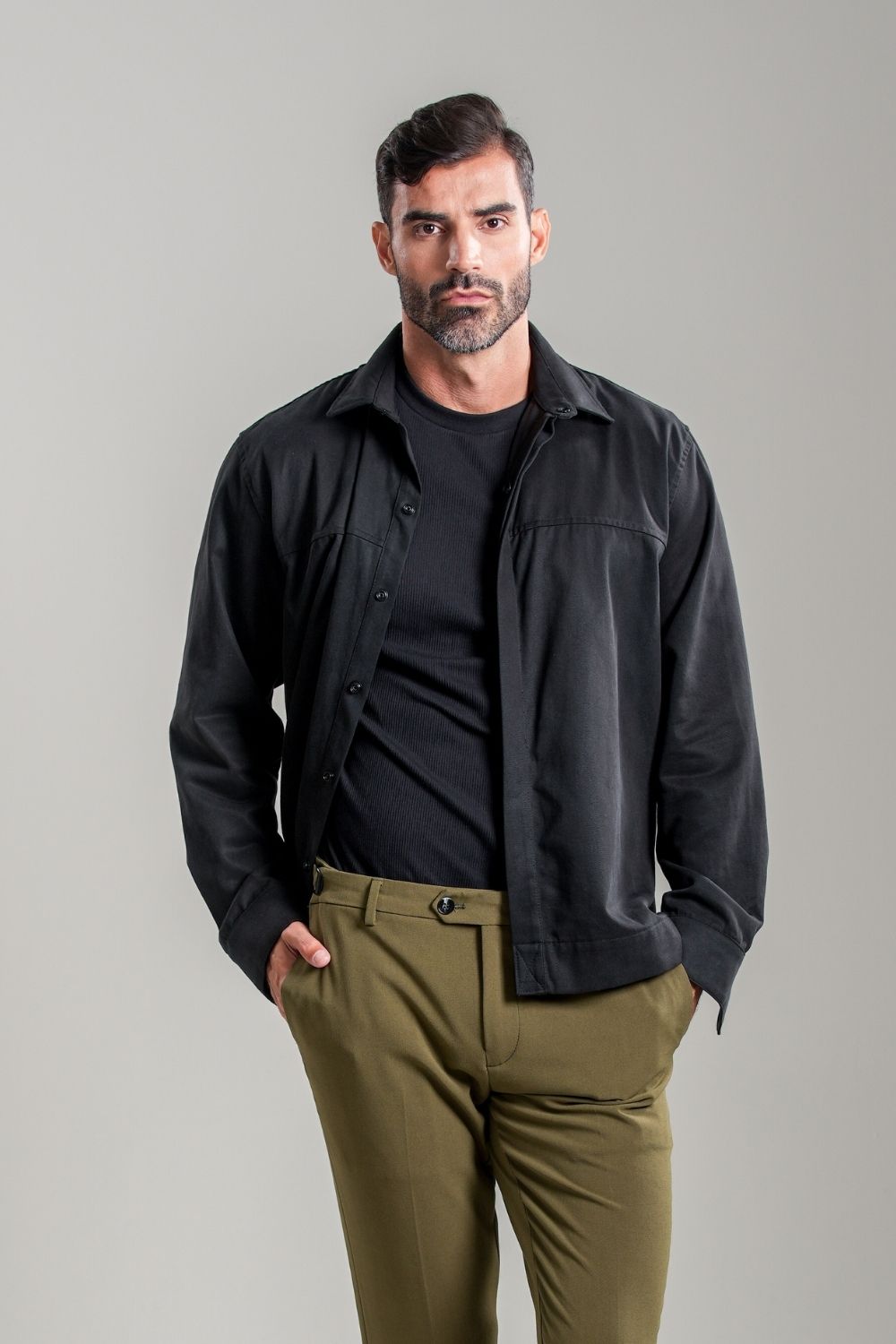 Calça Roman Confort Tec - Linha Rich - Verde Militar