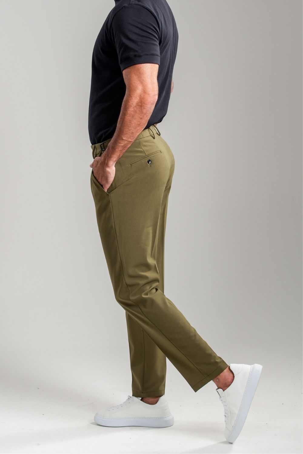 Calça Roman Confort Tec - Linha Rich - Verde Militar