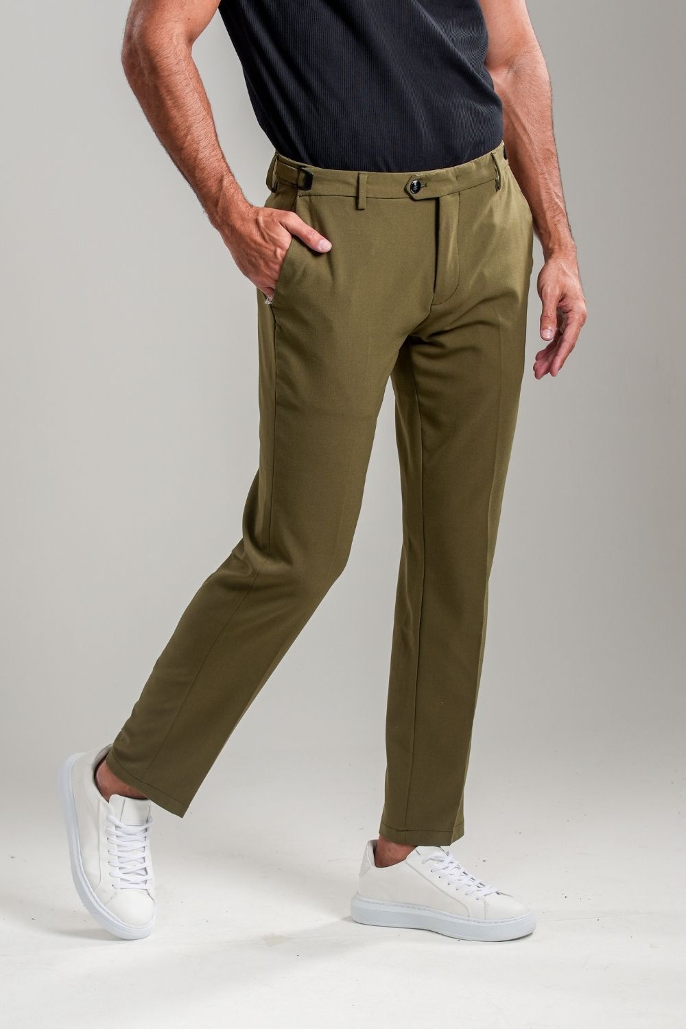 Calça Roman Confort Tec - Linha Rich - Verde Militar