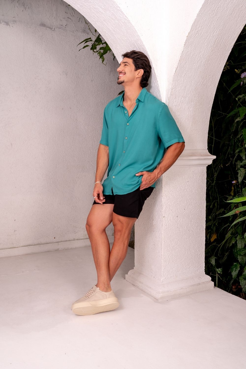 Camisa Easy Vibe Verde Jade - Linha Urban