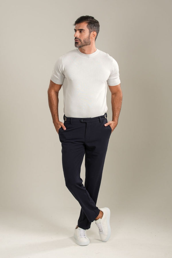 Camiseta Blaine Tricô Cinza Claro - Linha Rich