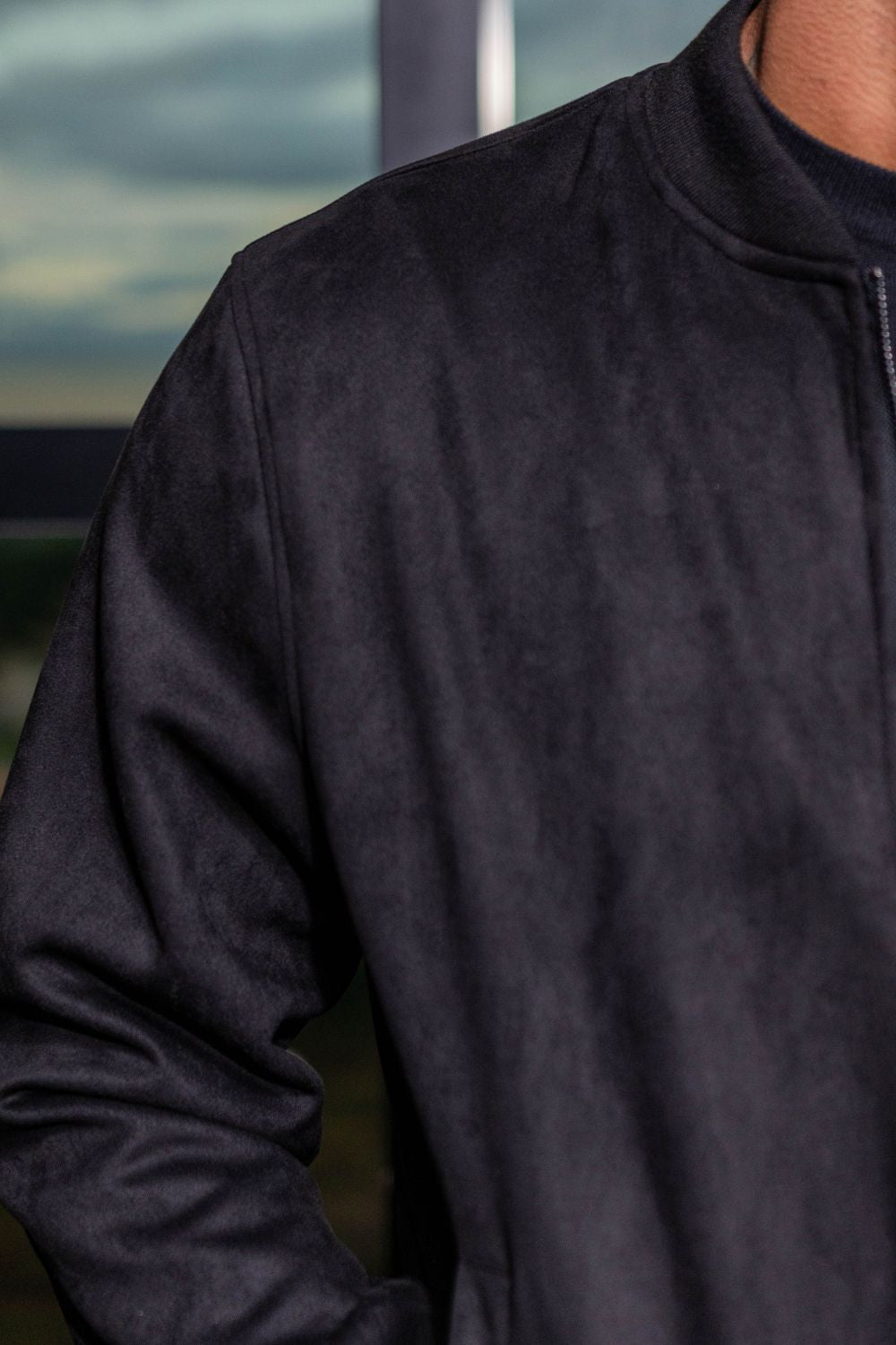 Jaqueta Bomber Mav Preta - Linha Essential