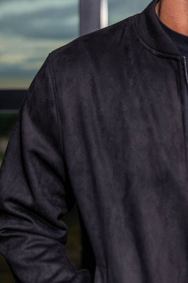 Jaqueta Bomber Mav Preta - Linha Essential
