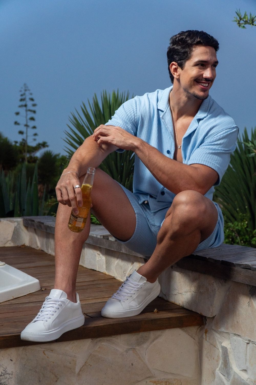 Short Tricô - Linha Urban - Azul Claro
