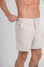 Short Aqua Tailor Creme - Linha Resort