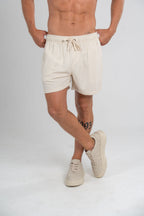 Short Linho Cut - Linha Resort - Natural