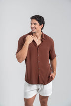 Camisa Easy Vibe Marrom - Linha Urban