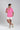 Inspiração Camisa Great Time Rosa e Short Linho Cut Off White