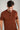 Camisa Henley Gold Manga Curta - Linha Essential - Marrom