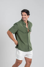 Camisa Vegas Liocel Verde Militar - Linha Urban