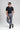 Conjunto Camiseta Tacto Modal Preta + Calça Linho Amalfi Chumbo