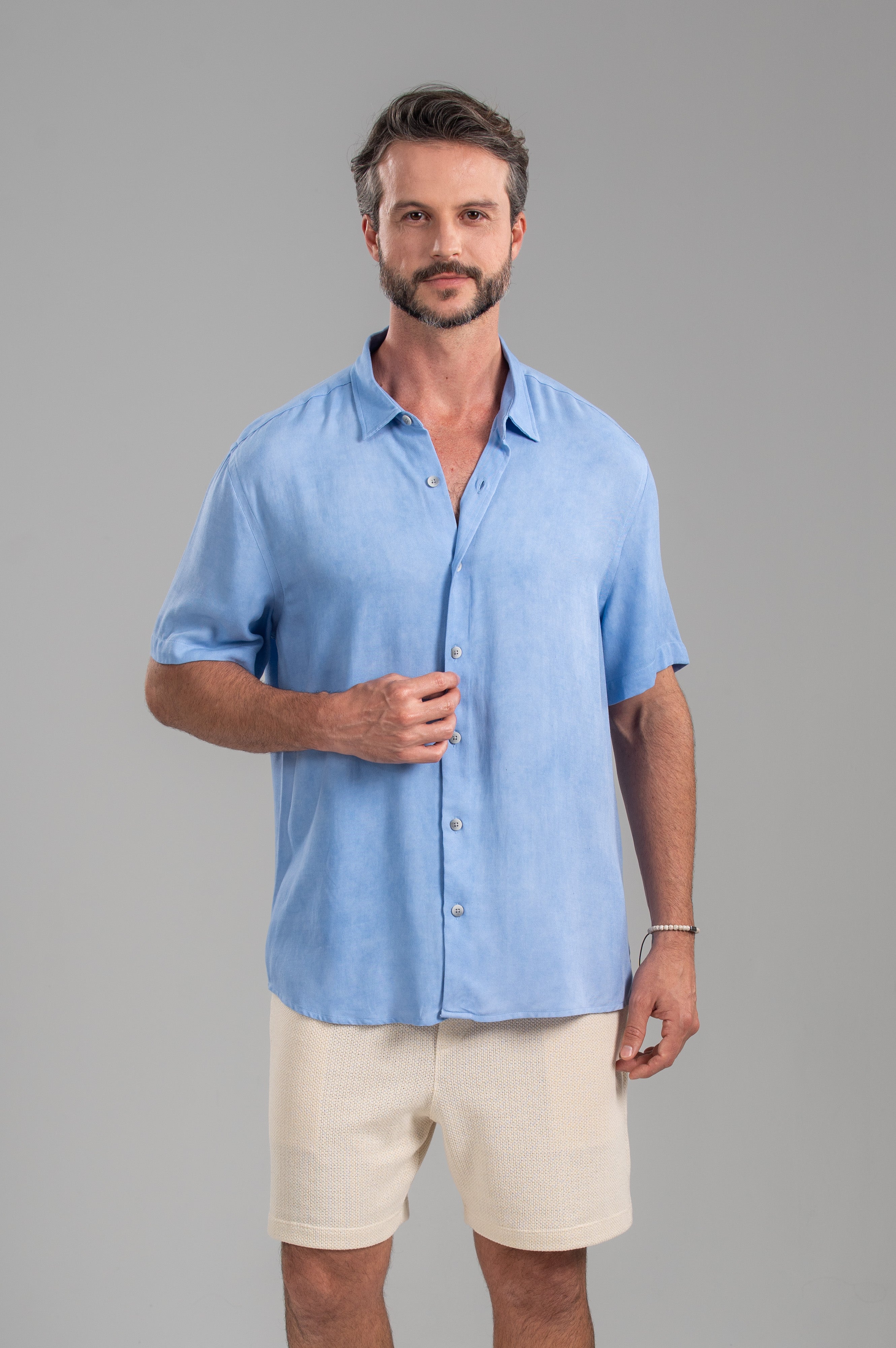 Camisa Easy Vibe Vintage Azul - Linha Urban