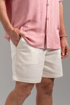 Short Alfaiataria Positano Off White - Linha Resort