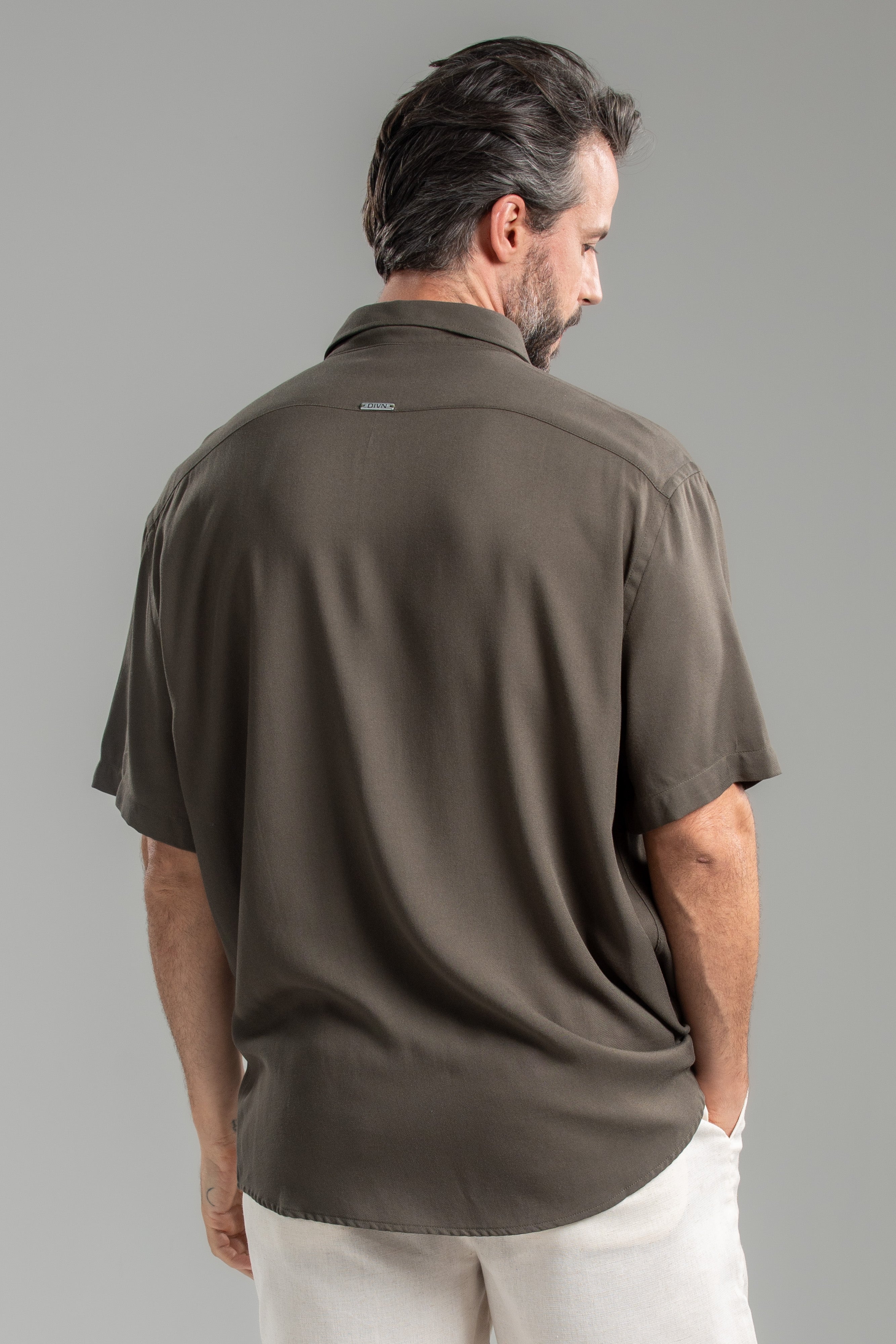 Camisa Easy Vibe Verde Acinzentado - Linha Urban